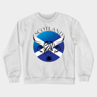 Scotland and a Coo Crewneck Sweatshirt