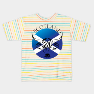 Scotland and a Coo Kids T-Shirt