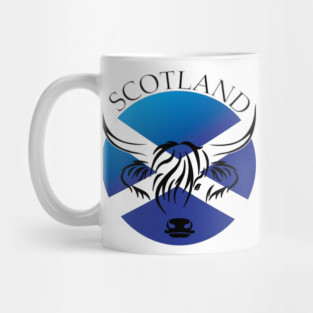Scotland and a Coo Mug