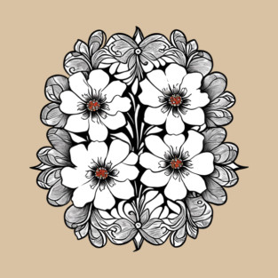 White-Flowers T-Shirt