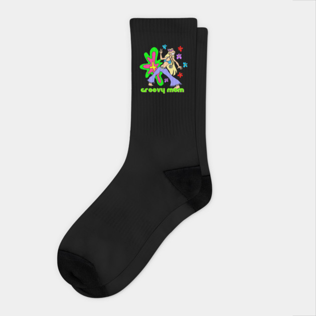 Groovy Hippie Mom Socks by HolidayBug
