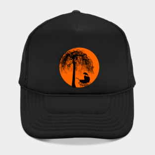 Horror-Loving Mom Baby Carriage with Raven Hat