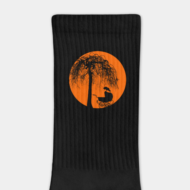 Horror-Loving Mom Baby Carriage with Raven by HolidayBug