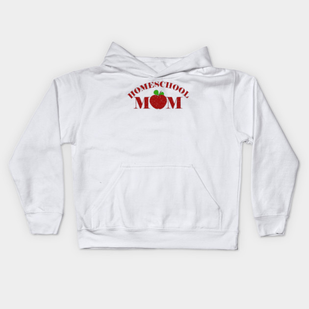 Homeschool Mom Kids Hoodie by HolidayBug