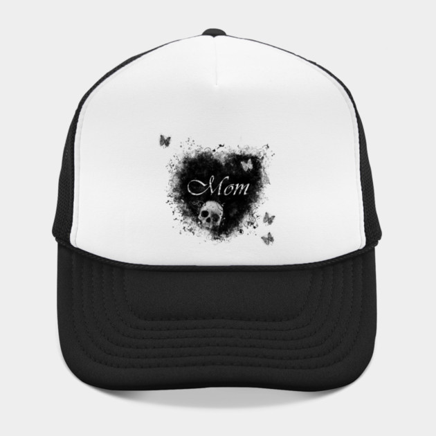 Grungy Gothic Mom, Skull & Butterflies by HolidayBug