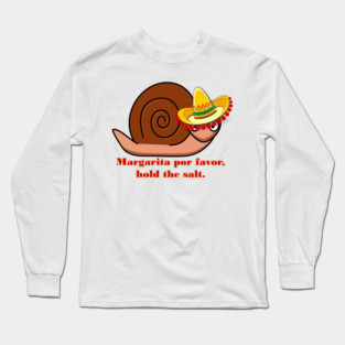 Cinco de Mayo Snail Long Sleeve T-Shirt