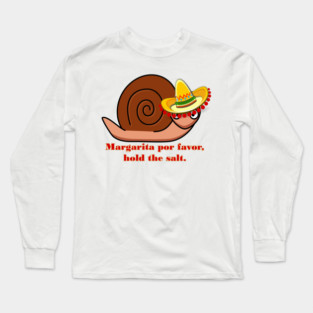 Cinco de Mayo Snail Long Sleeve T-Shirt