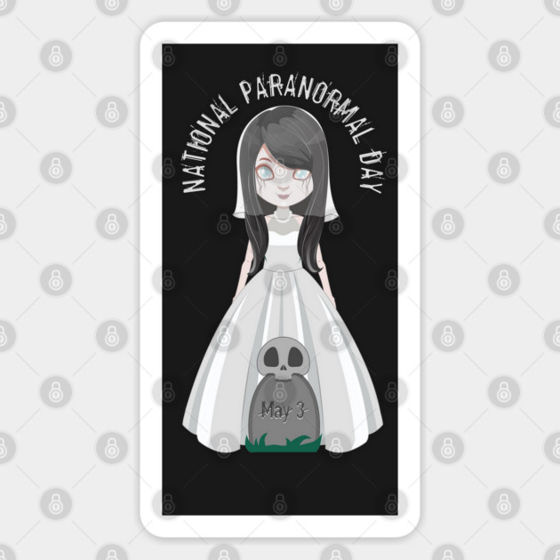 National Paranormal Day, ghost bride Sticker by HolidayBug