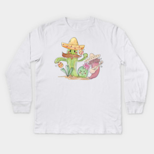 Cactus & Peper Mariachis Kids Long Sleeve T-Shirt