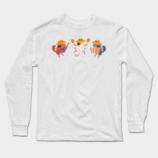 Cinco de Mayo Chinchillas Long Sleeve T-Shirt