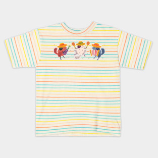 Cinco de Mayo Chinchillas Kids T-Shirt