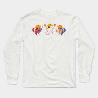 Cinco de Mayo Chinchillas Long Sleeve T-Shirt