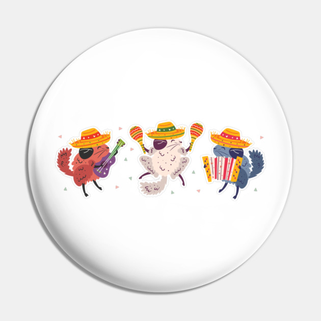 Cinco de Mayo Chinchillas Pin by HolidayBug