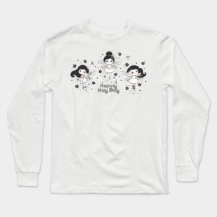 May Day Fairies Long Sleeve T-Shirt