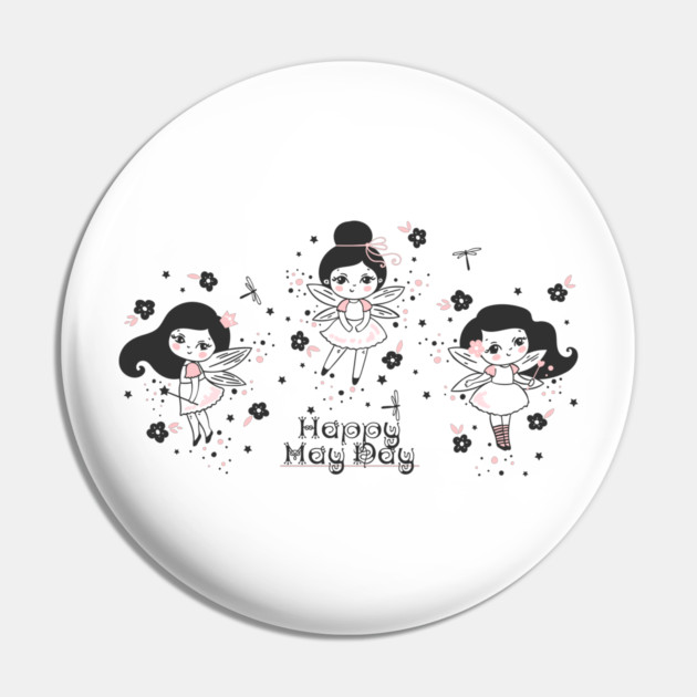 May Day Fairies Pin by HolidayBug