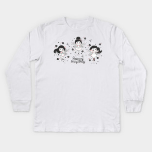 May Day Fairies Kids Long Sleeve T-Shirt