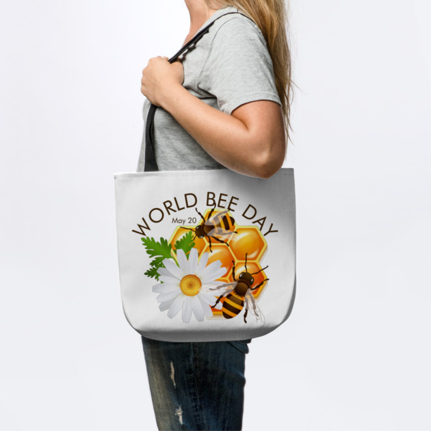 World Bee Day, honey bees by HolidayBug