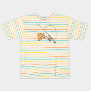Reel Cool Dad Fishing Pun Kids T-Shirt