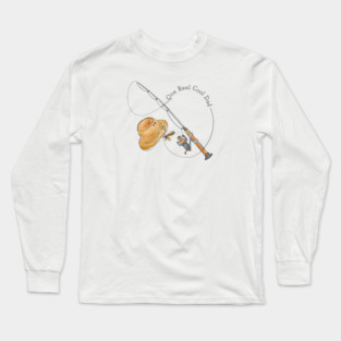 Reel Cool Dad Fishing Pun Long Sleeve T-Shirt