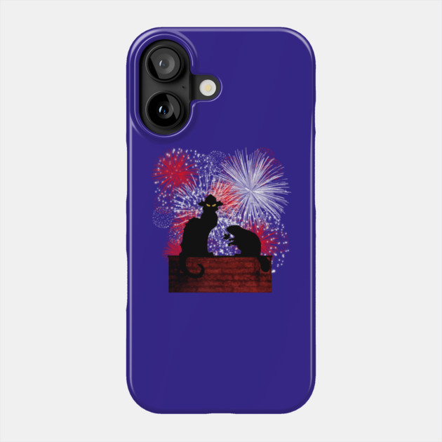 Chat Noir Canada Day, beaver Phone Case by HolidayBug