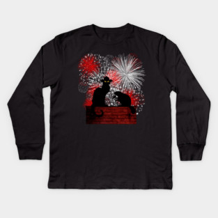Chat Noir Canada Day, beaver Kids Long Sleeve T-Shirt