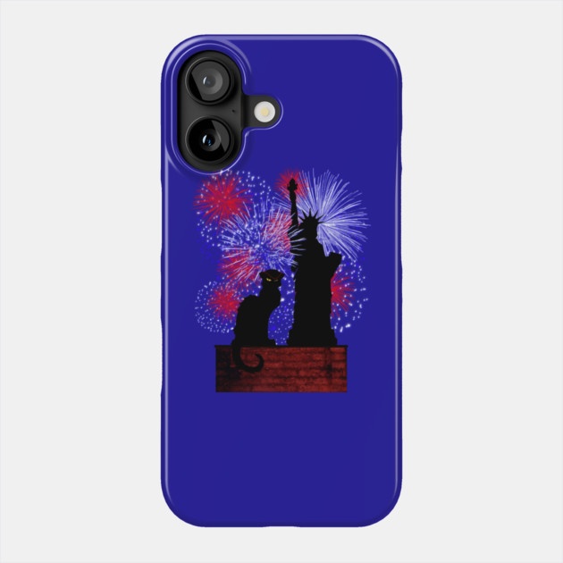 Chat Noir and July 4th Phone Case by HolidayBug