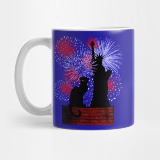 Chat Noir and July 4th Mug