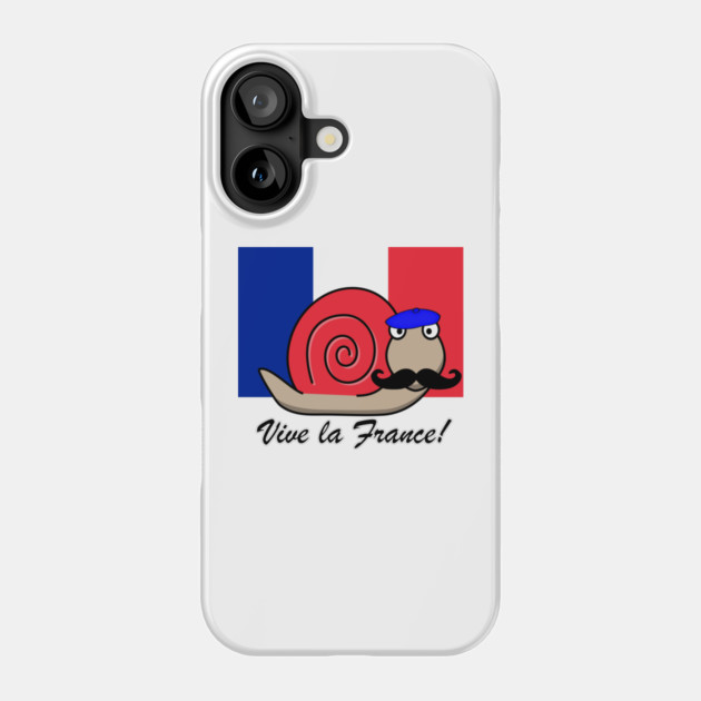 Bastille Snail with Mustache Phone Case by HolidayBug