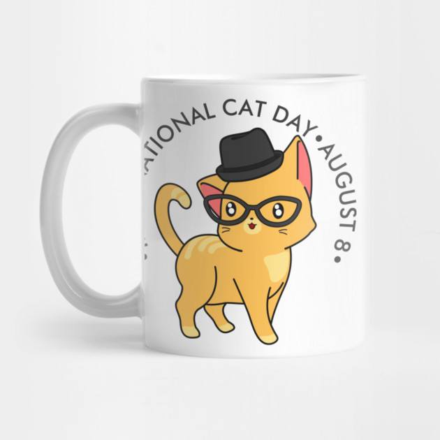 International Cat Day, hipster cat by HolidayBug