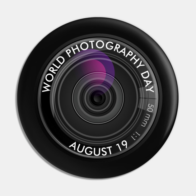 World Photography Day Pin by HolidayBug