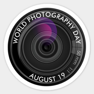 World Photography Day Sticker