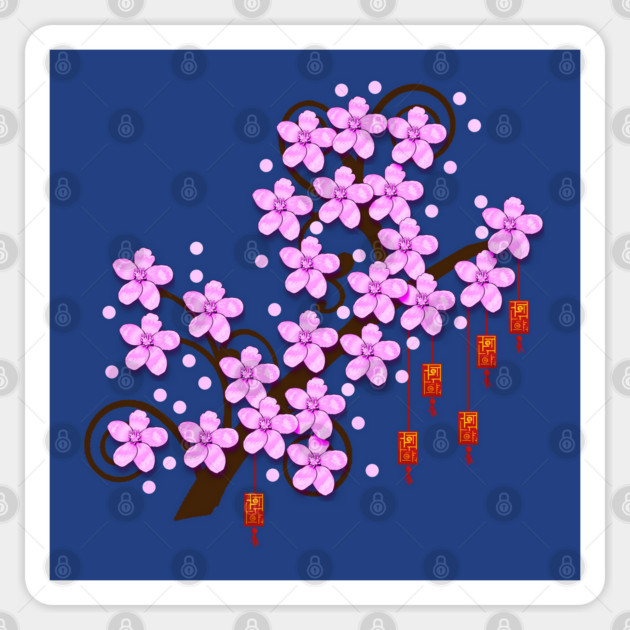 Tet Hoa Dao Sticker by HolidayBug