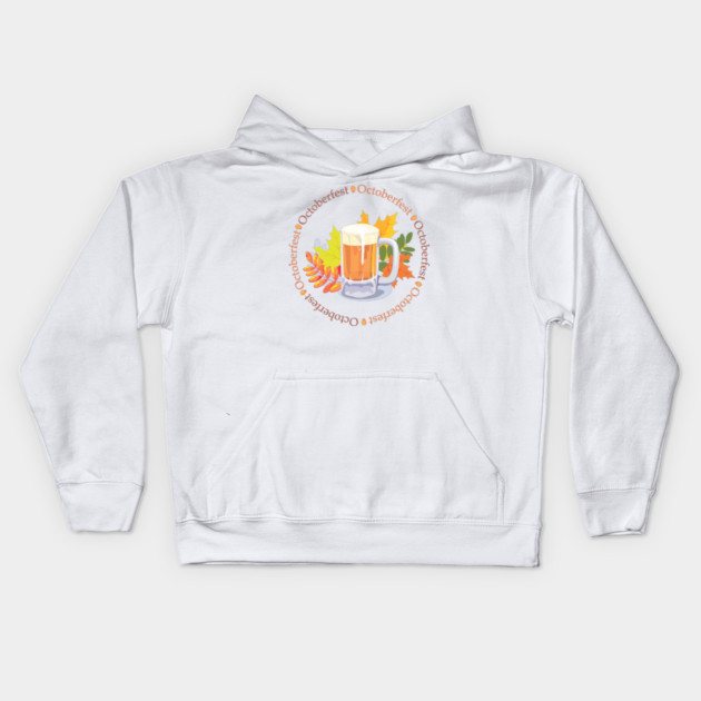Oktoberfest in the Round Kids Hoodie by HolidayBug