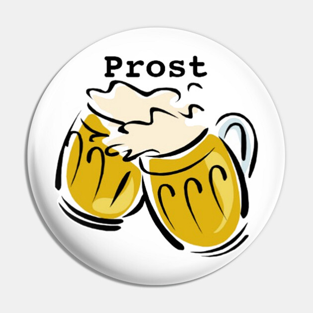 Prost & Beers Oktoberfest Pin by HolidayBug