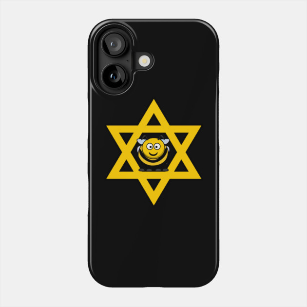 Star of David with a Honey Bee Phone Case by HolidayBug
