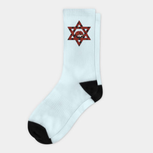 Jewish Ladybug Star of David Socks