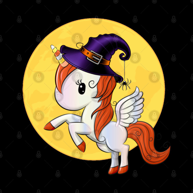 Halloween Unicorn Pegasus Witch by HolidayBug