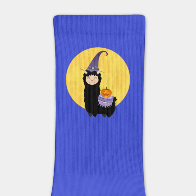 Halloween Black Llama by HolidayBug