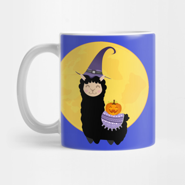 Halloween Black Llama by HolidayBug