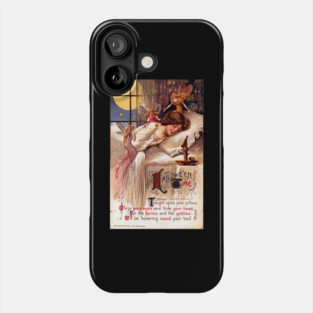 Vintage Halloween Time Faeries Sleeping Girl Phone Case