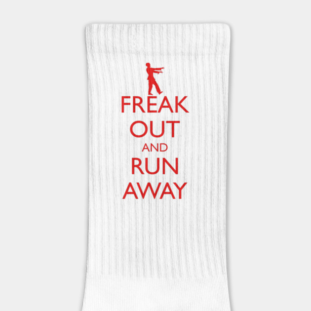 FREAK OUT AND RUN AWAY zombies by HolidayBug