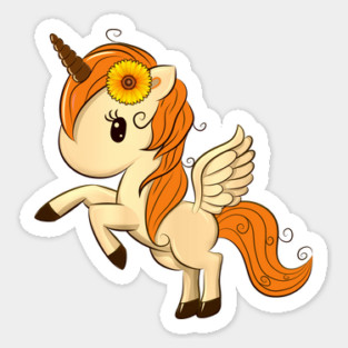 Thanksgiving Unicorn Pegasus Sticker