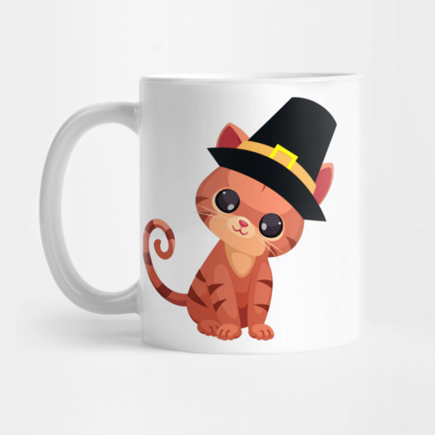 Thanksgiving Pilgrim Cat by HolidayBug