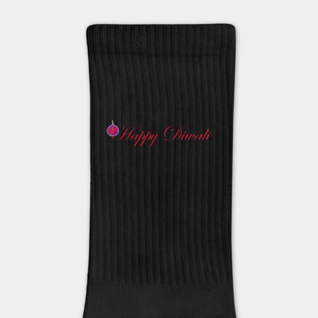 Elegant Purple Diya Happy Diwali by HolidayBug