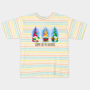 Three Gnomes for Christmas Kids T-Shirt