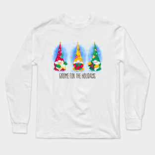 Three Gnomes for Christmas Long Sleeve T-Shirt