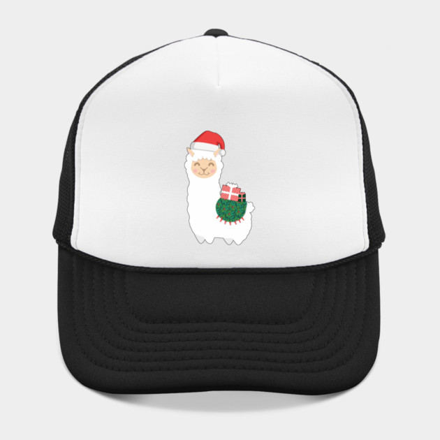 Cute Christmas Llama by HolidayBug