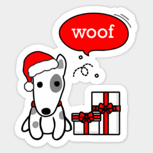 with Presents Christmas Sticker