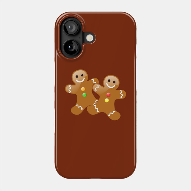 Gingerbread Men Phone Case by HolidayBug