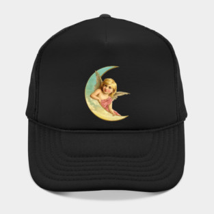 Vintage Moon Angel Hat